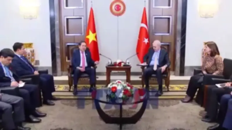 Chủ tịch Quốc hội Trần Thanh Mẫn hội kiến với Chủ tịch Quốc hội Thổ Nhĩ Kỳ tại IPU-152