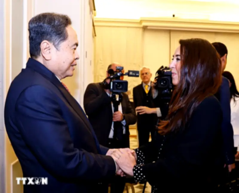 Chủ tịch Quốc hội Trần Thanh Mẫn hội đàm với Phó Chủ tịch Thượng viện Italy Licia Ronzulli