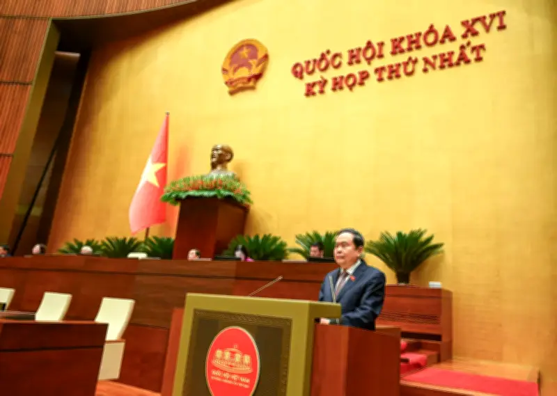 Chủ tịch Quốc hội Trần Thanh Mẫn phát biểu bế mạc Kỳ họp thứ nhất, Quốc hội khóa XVI