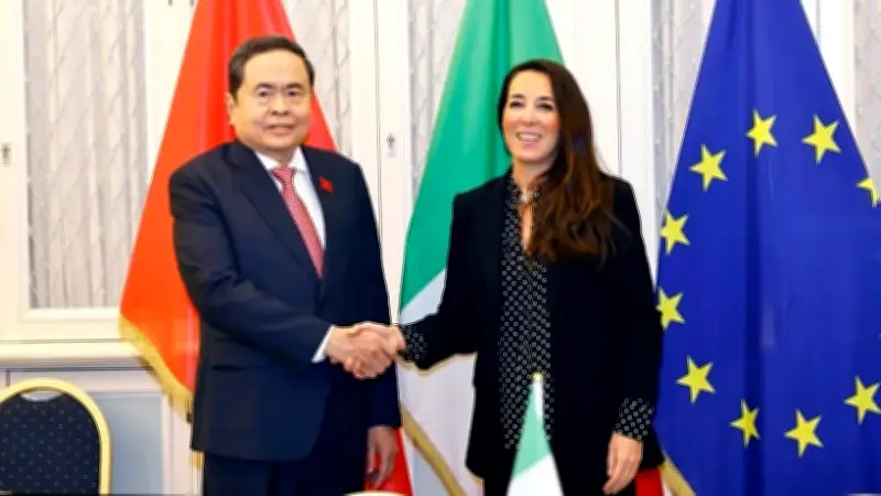 Chủ tịch Quốc hội Trần Thanh Mẫn thúc đẩy quan hệ Đối tác chiến lược Việt Nam-Italia