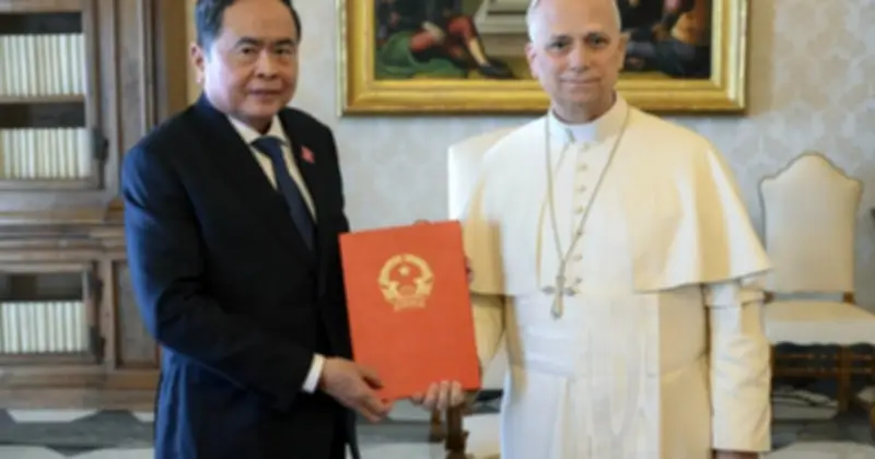 Chủ tịch Quốc hội Trần Thanh Mẫn thăm Vatican, mời Giáo hoàng Leo XIV thăm chính thức Việt Nam