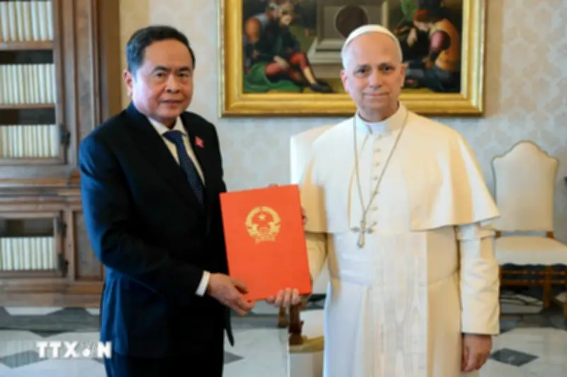 Chủ tịch Quốc hội Trần Thanh Mẫn tiếp kiến Giáo hoàng Leo XIV tại Vatican