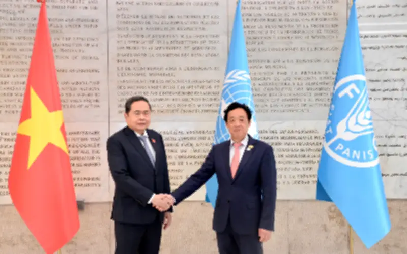 Chủ tịch Quốc hội Trần Thanh Mẫn đề xuất hợp tác sâu rộng với FAO về nông nghiệp bền vững