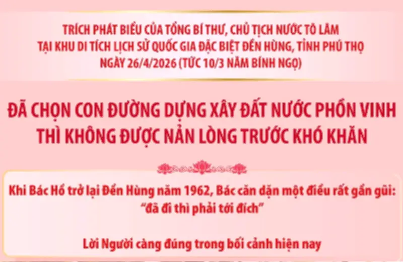 Đã chọn con đường đúng xây đất nước phồn vinh thì không được nản lòng trước khó khăn