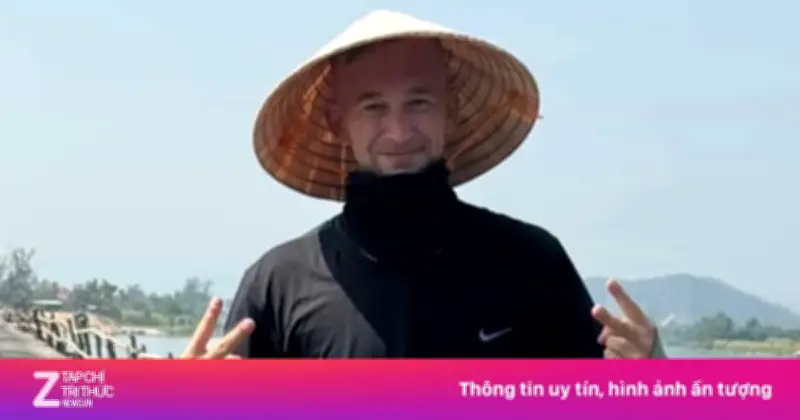 Chàng trai Nga đối mặt biến cố sức khỏe trên hành trình đi bộ 1.300 km từ Nha Trang ra Hà Nội