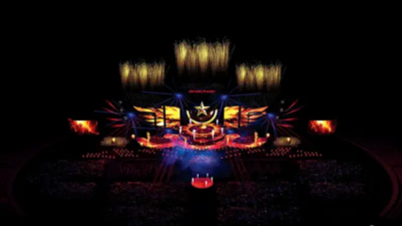 Chương trình 'Âm vang Tổ quốc' quy tụ hơn 2.000 nghệ sĩ tại Mỹ Đình