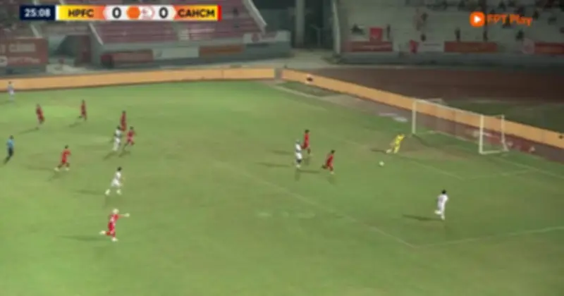 CLB Công an TP.HCM giành chiến thắng đậm 10-0 trước Hải Phòng 3.0 tại V-League