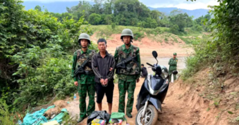 Clip biên phòng tóm gọn kẻ buôn lậu như phim hành động