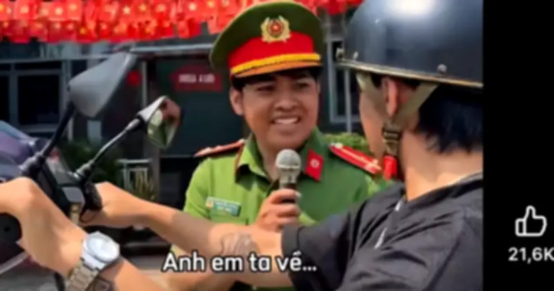 Clip tuyên truyền an toàn giao thông của Công an xã A Lưới 1 gây sốt mạng xã hội