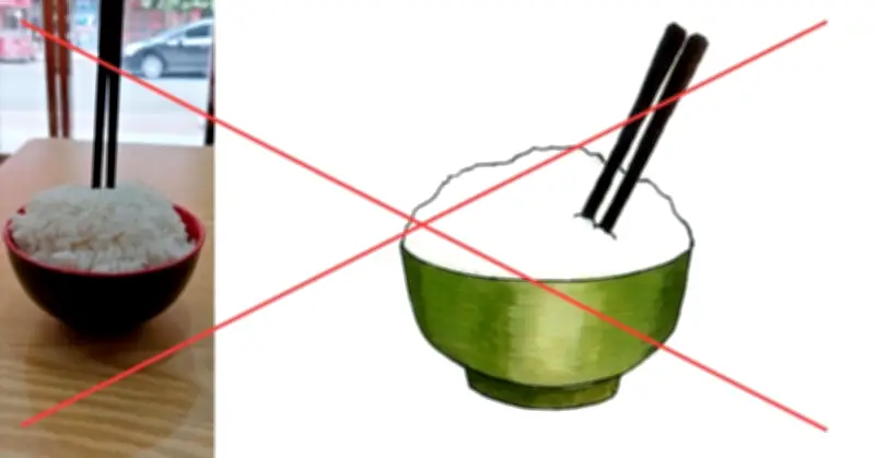 Cắm đũa thẳng đứng vào bát cơm: Điều cấm kỵ trong văn hóa ẩm thực Á Đông