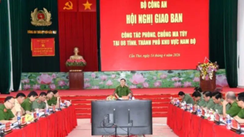 Cần Thơ: Bộ Công an giao ban phòng chống ma túy khu vực Nam Bộ, bắt giữ hơn 14.000 đối tượng