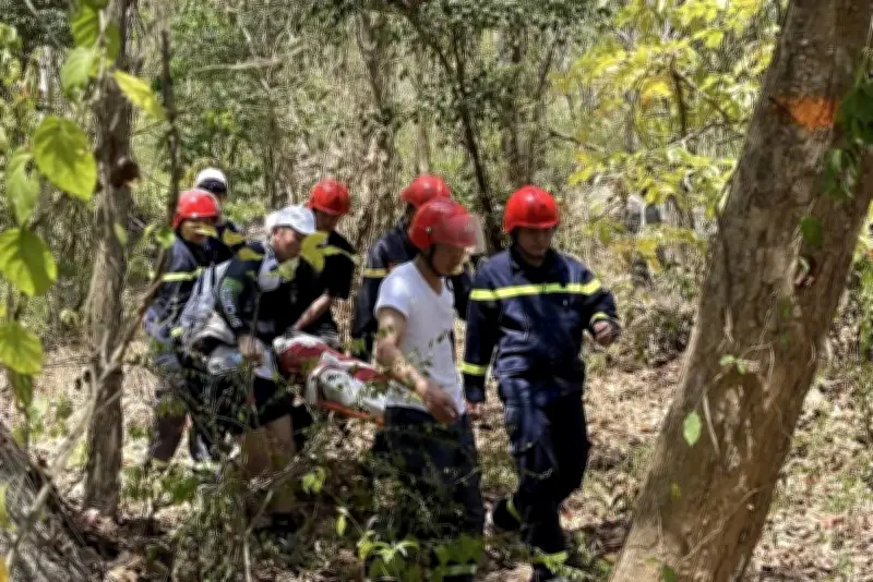 Công an TPHCM giải cứu thành công nữ du khách nước ngoài gặp nạn trên núi Dinh