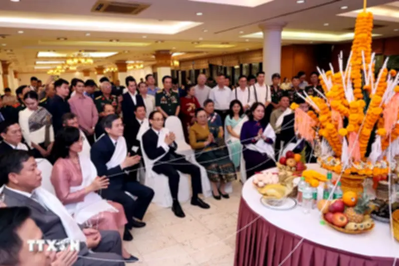 Cộng đồng người Lào tại Việt Nam tổ chức lễ hội Bunpimay đón Tết cổ truyền