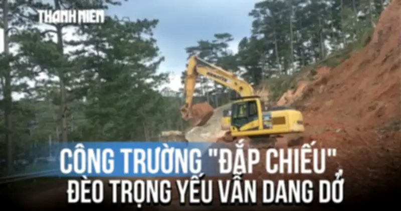 Công Trường Đập Chiều Khắc Phục Sạt Lở Đèo D'ran: Nỗ Lực Đảm Bảo An Toàn Giao Thông