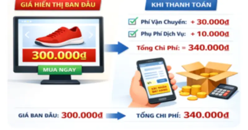 Cảnh báo 'chi phí ẩn' trong thương mại điện tử: Người tiêu dùng cần tỉnh táo