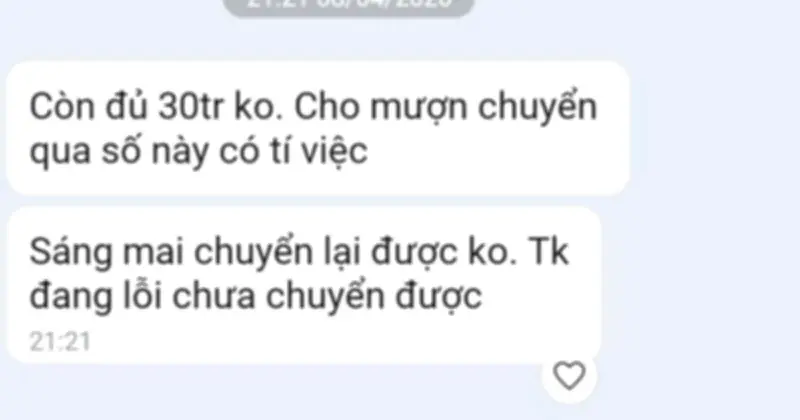 Cảnh báo: Hack Zalo cán bộ Cà Mau nhắn tin mượn tiền, công an khẩn trương điều tra