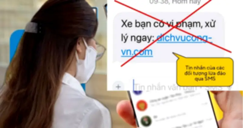 Cảnh báo lừa đảo 'phạt nguội' qua tin nhắn giả mạo dịch vụ công