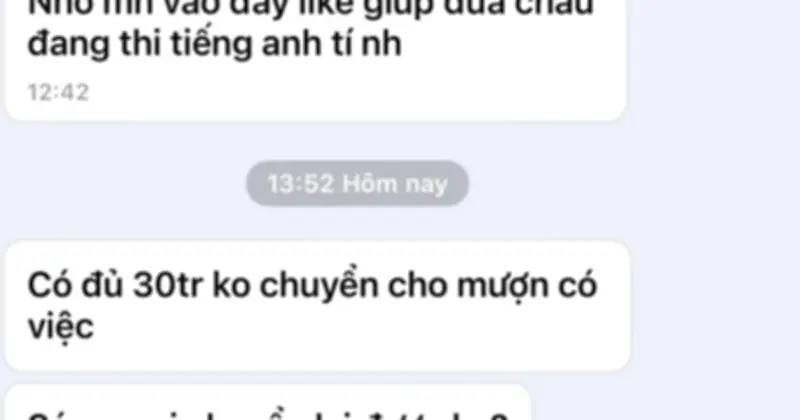 Cảnh báo lừa đảo tinh vi: Giả mạo tài khoản Zalo lãnh đạo Cà Mau để mượn tiền