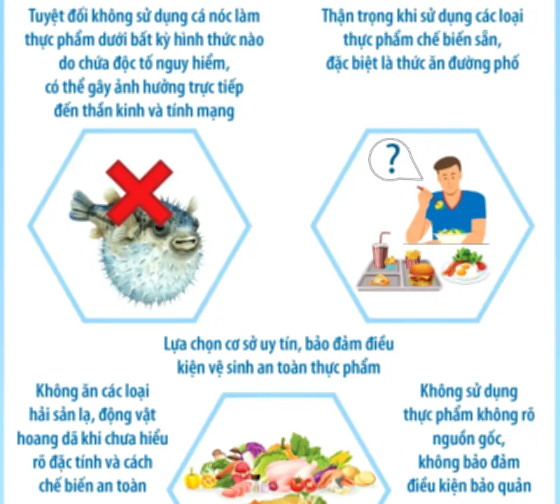 Cảnh báo ngộ độc từ cá nóc và thực phẩm đường phố: Nguy cơ tiềm ẩn khắp nơi