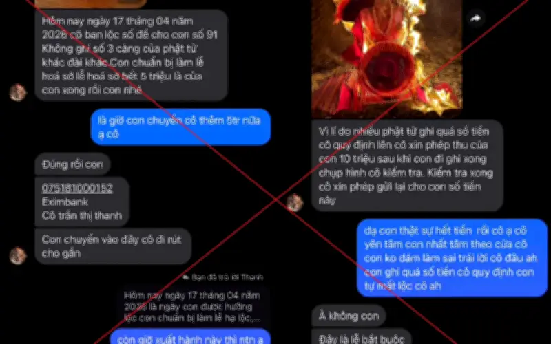 Cảnh giác chiêu trò xin số lô, số đề trên mạng xã hội