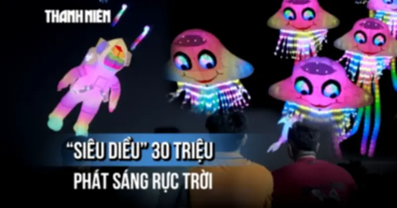 Cánh đồng diều An Phú Tây rực sáng với 'siêu diều' 30 triệu, thu hút đông đảo người dân