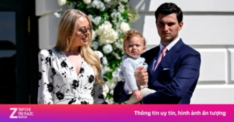 Con trai ái nữ nhà Trump hiếm hoi lộ diện tại Lễ Phục sinh Nhà Trắng