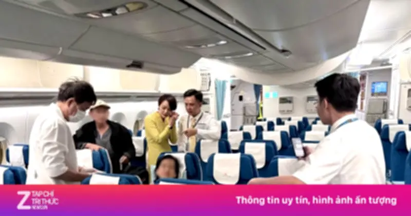 Cấp cứu thành công hành khách bất tỉnh trên chuyến bay Vietnam Airlines từ Mỹ về Việt Nam