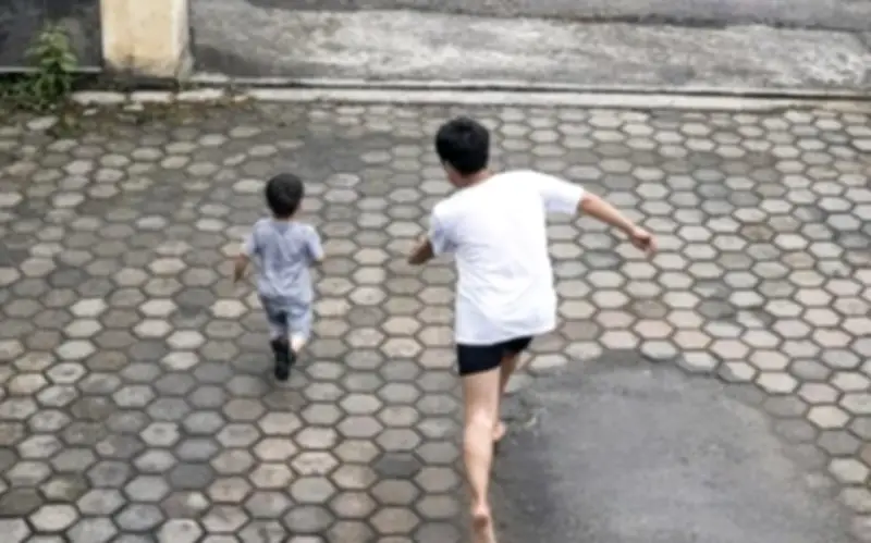 Cậu bé gọi mẹ rồi bất ngờ chạy ra đường, bị xe tải tông trúng ở Wonosobo