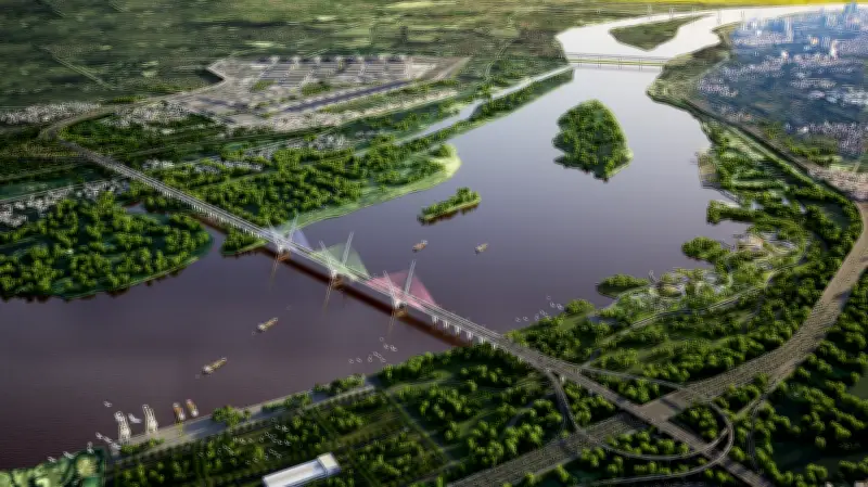 Cầu Thượng Cát, Hồng Hà: 'Đòn bẩy thép' định hình trung tâm giao thương mới Tây Thăng Long