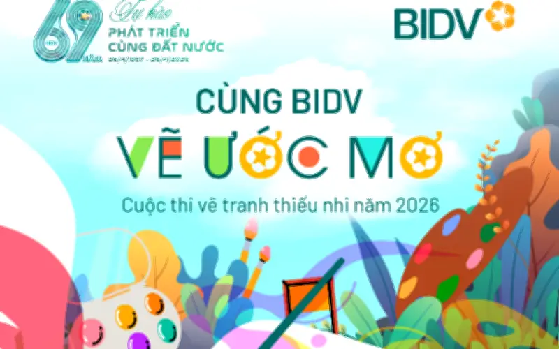 Cuộc Thi Vẽ Tranh 'Cùng BIDV Vẽ Ước Mơ' Khuyến Khích Sáng Tạo Cho Thiếu Nhi