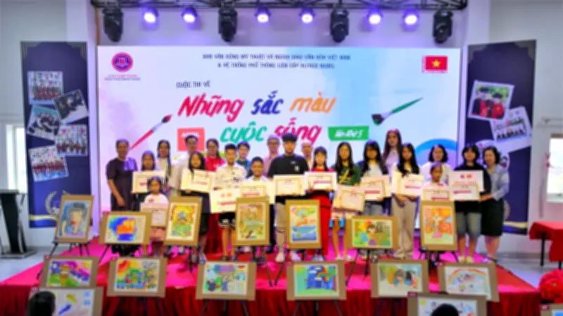 Cuộc thi vẽ tranh 'Những sắc màu cuộc sống' ghi nhận sự chuyển dịch sang biểu đạt cá nhân