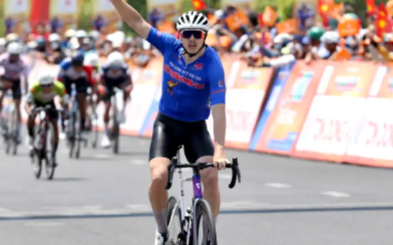 Cuộc đua xe đạp Cúp THTP.HCM 2025 kết thúc với chiến thắng chặng cuối