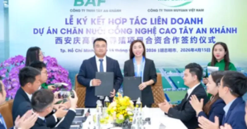 Dự án chăn nuôi công nghệ cao Tây An Khánh: Bước đột phá với doanh thu 900 tỷ đồng mỗi năm