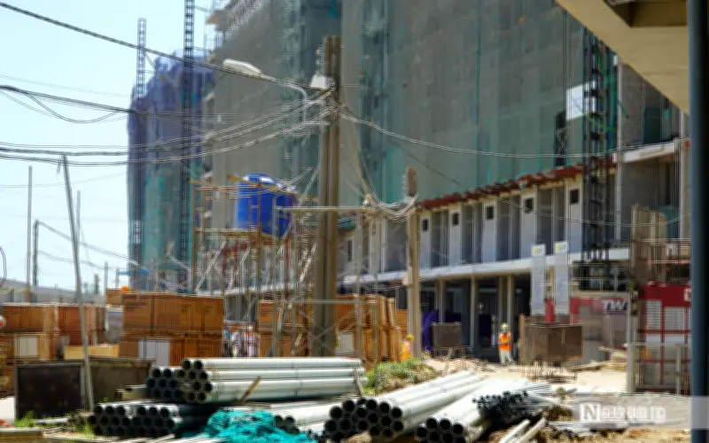 Dự án chung cư tái định cư Sông Cà Ty đạt 80% tiến độ nhưng vướng nhiều khó khăn về mặt bằng