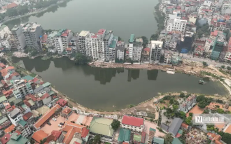 Dự án cải tạo hồ Tứ Liên 159 tỷ đồng vẫn dở dang sau gần 4 năm vì vướng giải phóng mặt bằng
