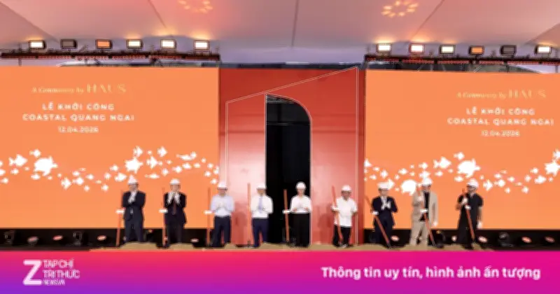 Dự án Coastal Quảng Ngãi chính thức khởi công, hứa hẹn kiến tạo cộng đồng đô thị biển bền vững