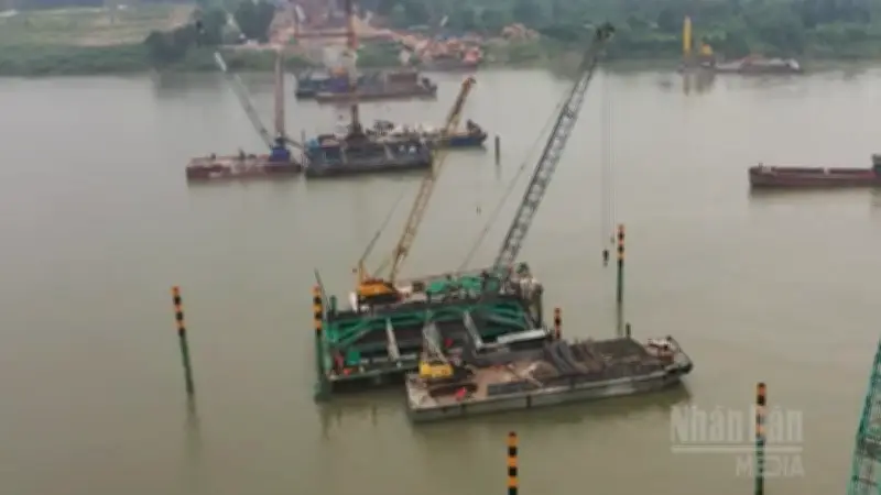 Dự án cầu Trần Hưng Đạo: Tiến độ phụ thuộc vào mặt bằng trụ TC1