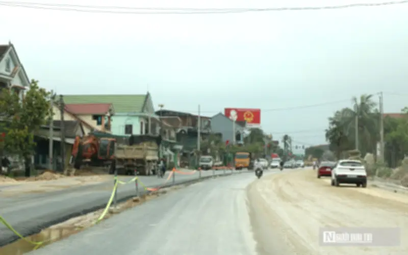Dự án mở rộng Quốc lộ 46 Vinh - Nam Đàn chậm tiến độ do vướng hạ tầng kỹ thuật