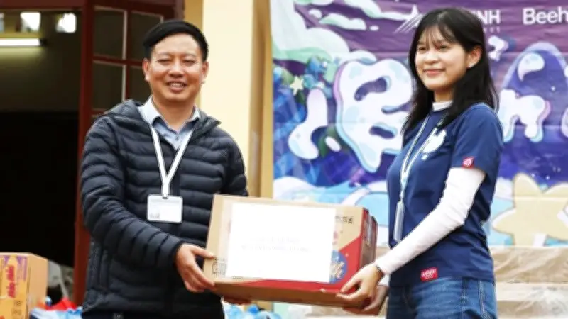 Dự Án Ánh Hồng Hỗ Trợ Trẻ Em Vùng Cao, Đại Học Văn Hiến Khởi Công Khối Thực Hành Mới