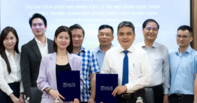 Dự án VinFuture và ĐH Khoa học Tự nhiên: Giám sát xâm nhập mặn bằng AI và IoT