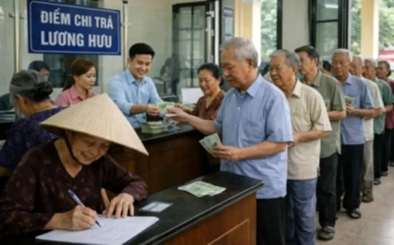 Dự thảo điều chỉnh lương hưu từ 1/7/2026: Hai phương án tăng 4,5% hoặc 8%