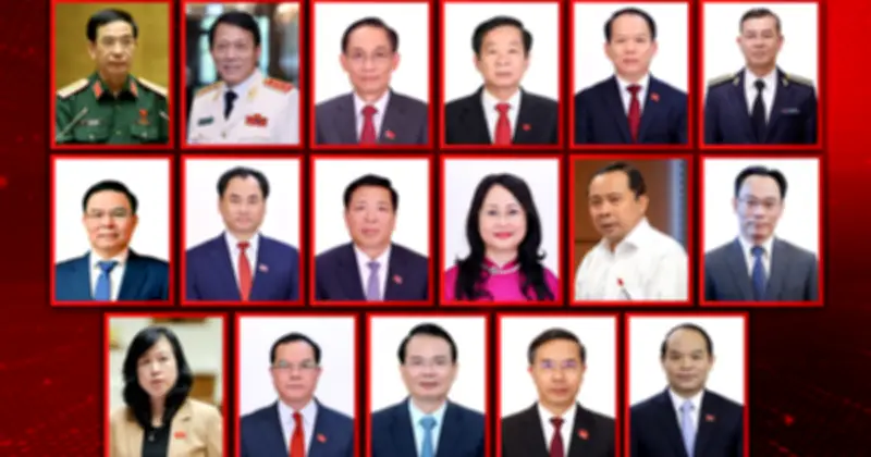 Danh sách 17 Bộ trưởng, Trưởng ngành Chính phủ nhiệm kỳ mới chính thức công bố