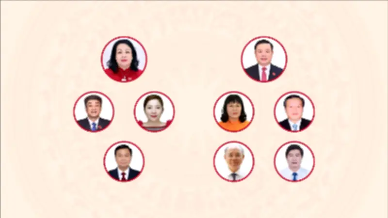 Danh sách lãnh đạo chủ chốt HĐND, UBND 5 tỉnh, thành phố nhiệm kỳ 2026-2031