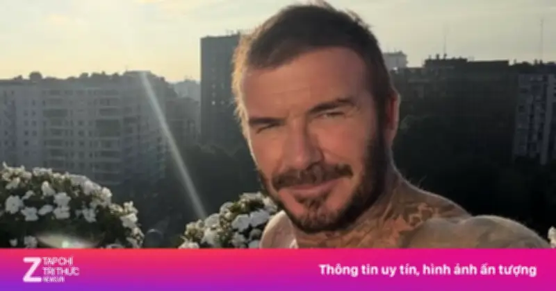 David Beckham Khoe Thân Hình Săn Chắc Đầy Hình Xăm Ở Tuổi U50
