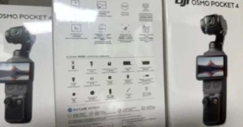 DJI Osmo Pocket 4 chính thức loại bỏ khe thẻ nhớ, ra mắt toàn cầu ngày 20/4