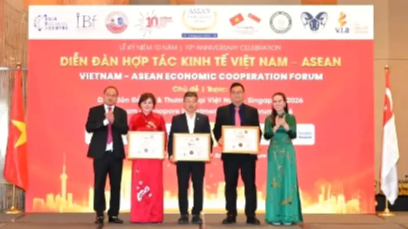 Doanh nghiệp Việt Nam tham dự Diễn đàn hợp tác kinh tế Việt Nam-ASEAN 2026 tại Singapore