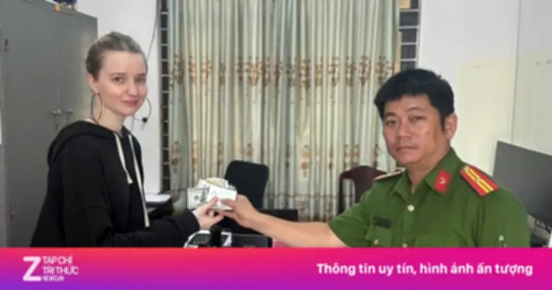 Du khách nước ngoài viết thư cảm ơn Công an Đà Nẵng sau khi nhận lại tài sản thất lạc