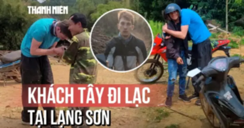 Du khách Áo lạc trong rừng Lạng Sơn được người dân cứu giúp sau một đêm mắc kẹt