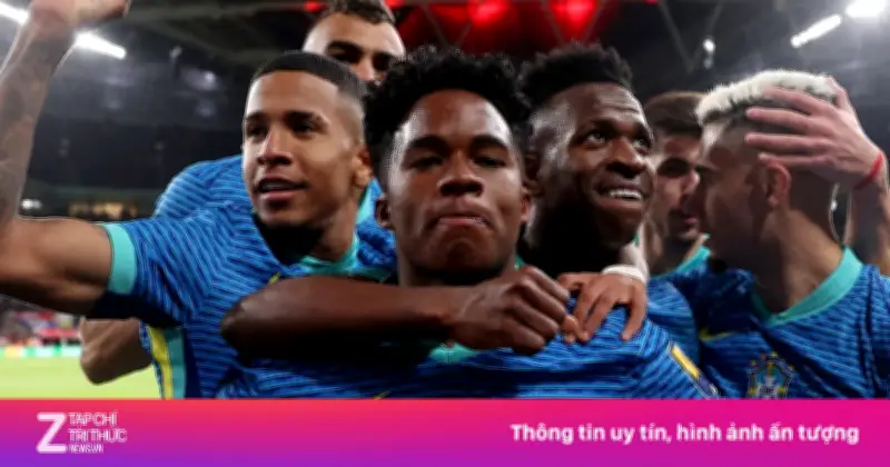 Endrick tỏa sáng 15 phút nhưng vẫn cảm thấy thiếu tình cảm từ người hâm mộ Brazil