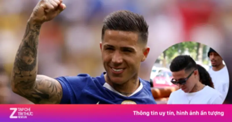 Enzo Fernandez xuất hiện tại Madrid giữa tin đồn rời Chelsea